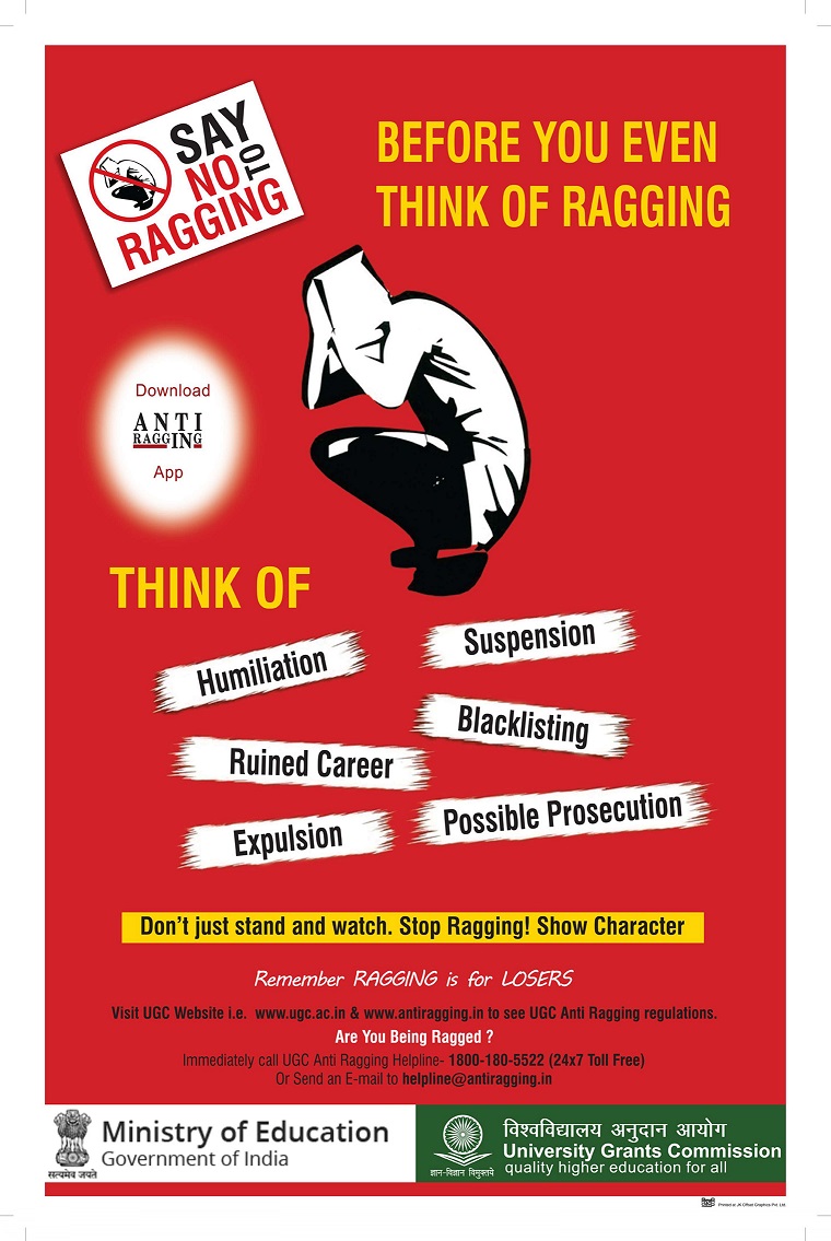 Anti-Ragging Awareness Poster 4